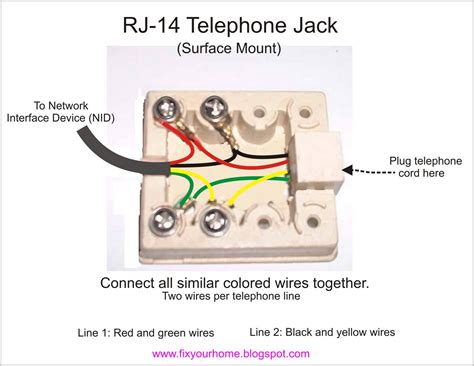 wiring wall jack to phone box